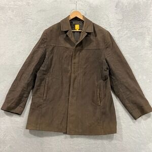 Vintage Cecil Gee Jacket Mens Large Faux Suede Blazer Southwestern Coat 90s‎